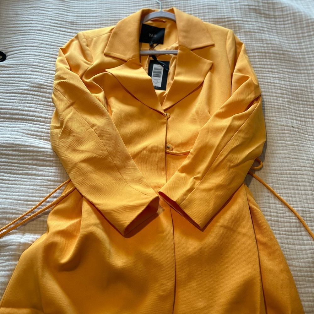 Yas Mustard Yellow Coat